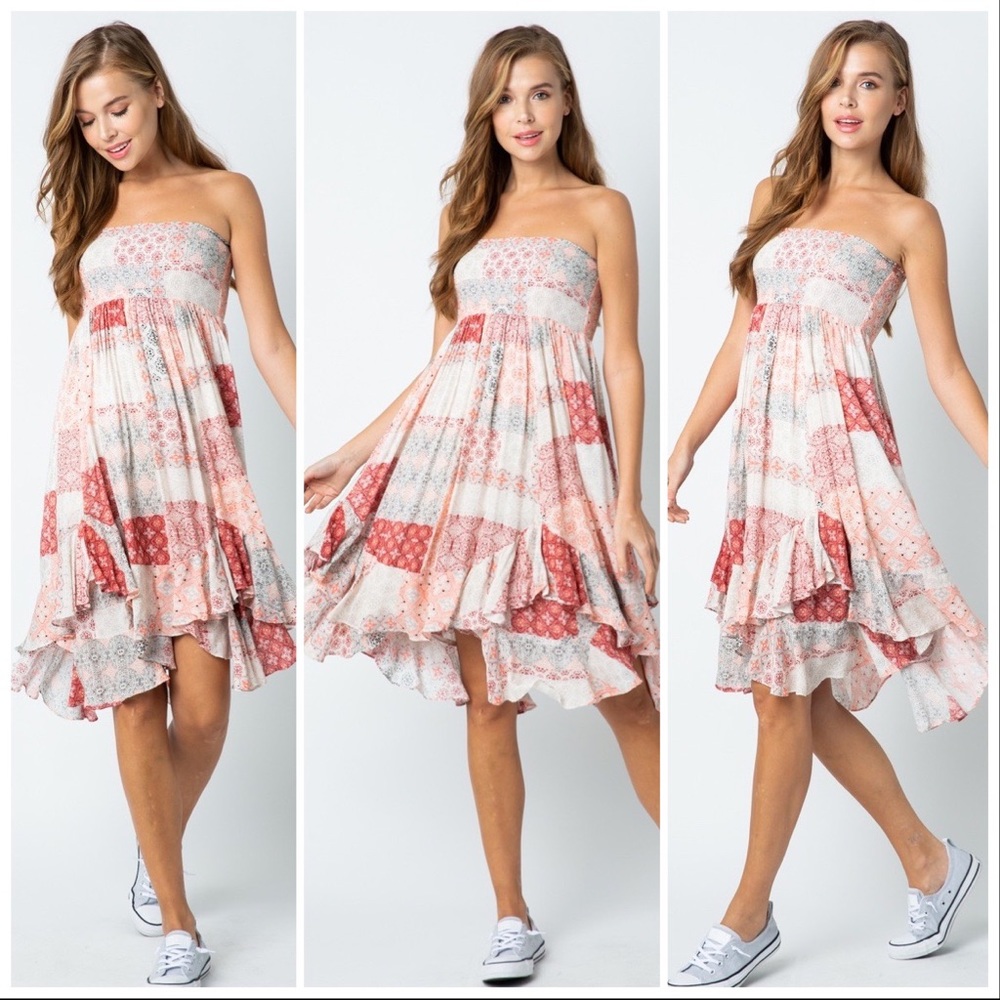 The Kris Bohemian Handkerchief Dress - Picture 8 of 8